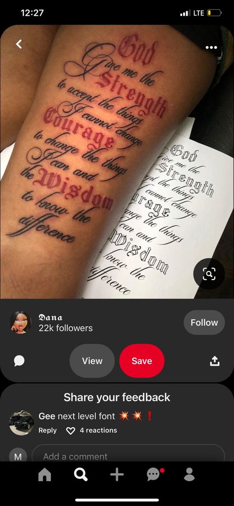 Scroll Tattoos, Scripture Tattoos, Tattoos For Women Half Sleeve, Tattoos For Black Skin, Stylist Tattoos, Tattoo Script, Cute Tattoos For Women, Tat Ideas, Scripture Quotes