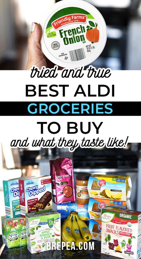 Aldi Must Haves, Aldi Meals, Aldi Shopping List, Organic Fruit Snacks, Peanut Butter Brands, Aldi Meal Plan, Aldi Shopping, Aldi Recipes, Best Things To Buy