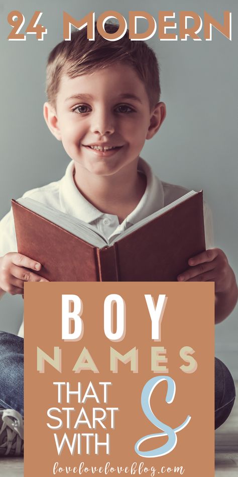 Looking for boy names that start with S? You’ll love these modern names real moms are using from Samson to Sullivan! S Names For Boys, Z Names Boys, Boy Names That Start With B, Boy Names That Start With A, S Letter Names, S Boy Names, Biys Names, Unique Baby Boy Names Starting With A, Boy Names Starting With Letter L