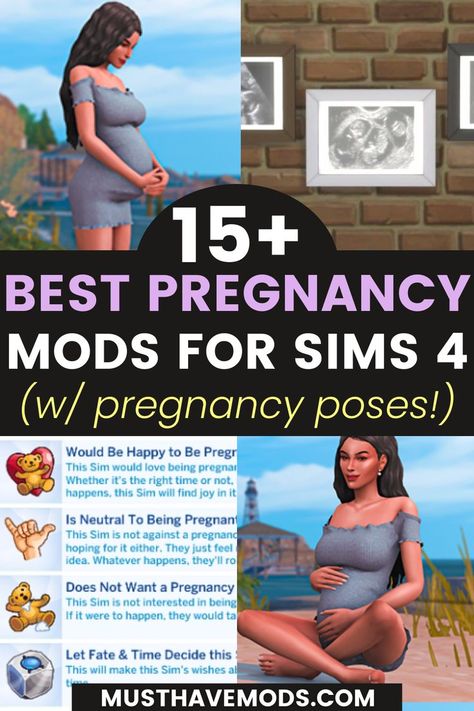 Pregnancy Poses Sims 4, Sims 4 Pregnancy Poses, Sims 4 Pregnancy Mods, Sims 4 Pregnancy, Sims Pregnant, Sims 4 Free Mods, Pregnancy Poses, Mods Sims 4, Lotes The Sims 4