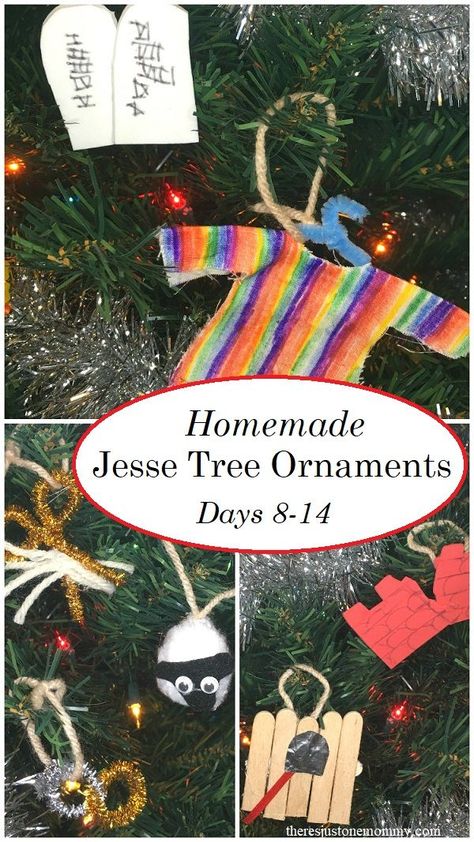 Homemade Jesse tree ornaments Jessie Tree Ornaments, Jessie Tree, Kids Tree Ornaments, Jesse Tree Advent, Christmas For Kids, Jesse Tree Ornaments, Snowmen Activities, Jesse Tree, Kids Homemade