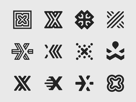 X marks the spot - Concepts by Peter Komierowski for Turtle on Dribbble X Logo, Typographic Logo Design, Japan Logo, Typographic Logo, Geometric Logo, Logo Mark, Logo Images, Logo Concept, Tech Logos