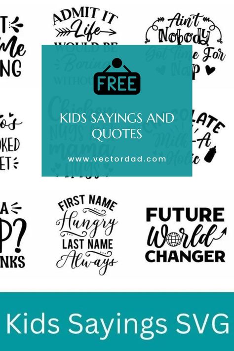 Free kid’s sayings and quotes (Cricut designs, SVG files, and clip art for crafters and DIY projects). Use these kid’s sayings and quotes on t-shirts, cups, caps, tumblers, wall art, etc. online svg maker, free svg online, Kids Sayings Kids Svg Shirts, Name Svg Free, Free Svg Files For Cricut Funny, Svg Free Files For Cricut, Designing Apps, Quotes For Shirts, Dragon Stuff, Quote Svg Files, Sayings And Quotes