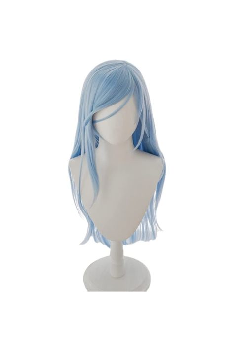 osseoca Hinomori Shizuku Cosplay wig light blue 80cm (light blue(Hinomori Shizuku)), 32 Inch Shizuku Murasaki Cosplay, Shizuku Cosplay Hxh, Shizuku Tan Cosplay, Shizuku Cosplay, Light Blue Wig, Hinomori Shizuku, Hatsune Miku Wig, Shizuku Hinomori, Short Blue Cosplay Wig