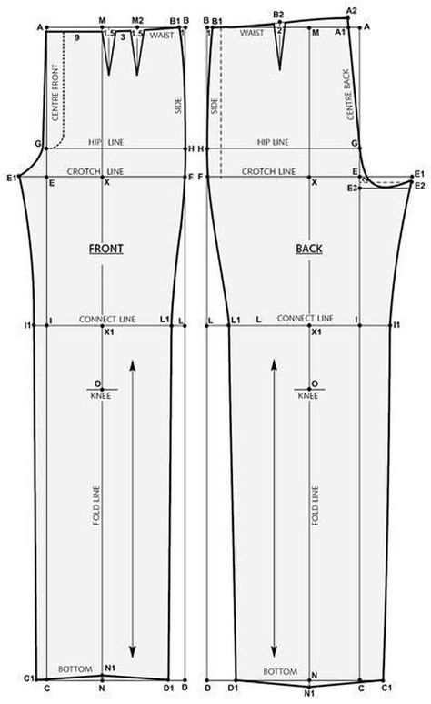 Tailored Pants Pattern, Woman Pants Pattern, Trouser Pants Pattern Trouser Pants Pattern For Women, How To Cut Pants, How To Tailor Pants, Pleated Trousers Pattern, Pant Patterns For Women, Work Pants Pattern, Trousers Pattern Female