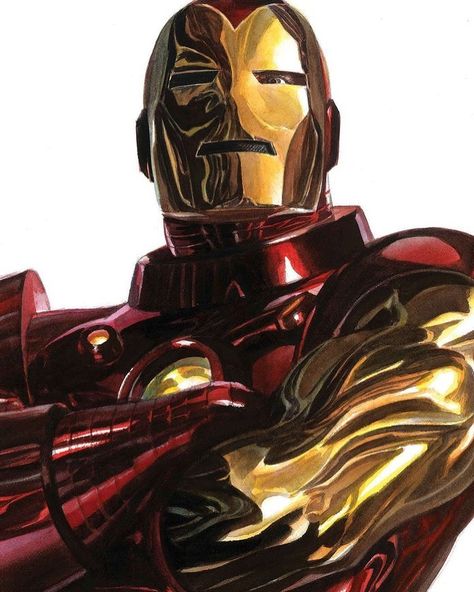 Alex Ross on Instagram: “#ironman #art #tonystark #popart #pop #comic #comicart #alexross @mercurycomics @comicbookpros” Iron Man 1, Iron Men 1, Iron Man Comic, Iron Man Art, Alex Ross, Marvel Iron Man, Ms Marvel, Silver Surfer, Moon Knight