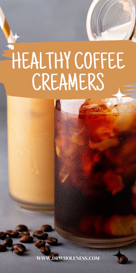 Today we’re talking about some of the best coffee creamer alternatives because coffee creamers like Coffee Mate are bad news for your health.  If you are using creamer on a daily or multiple times per day basis, then you want to be mindful of the direction you’re taking your health.   #healthycoffeecreamer #coffeecreameralternatives Anti Inflammation Coffee Creamer, Coffee Creamer Alternative, Coconut Cream Coffee, Best Coffee Creamer, Healthy Coffee Creamer, Hazelnut Creamer, Quit Coffee, Coffee Creamers, Creamer Recipe