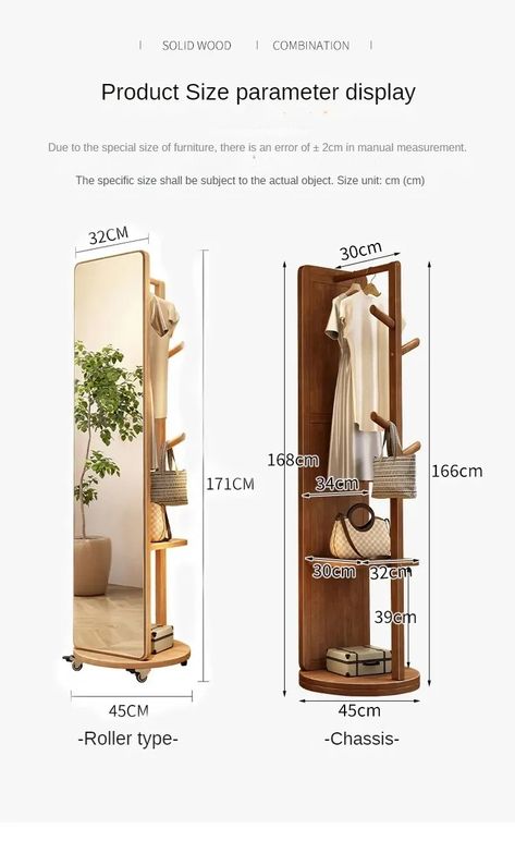 Stand Mirror Ideas, Mirror Frame Stand, Diy Standing Mirror, Mirrors Aesthetic, Diy Floor Mirror, Rotating Mirror, Wooden Mirror Frame, Sliding Door Design, Decoration Aesthetic