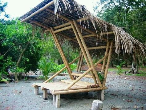 Shed Inspiration, Bamboo Furniture Diy, Treehouse Design, Houses In Costa Rica, Bamboo Diy, Bamboo Building, Hut House, Bamboo House Design, Bamboo Structure