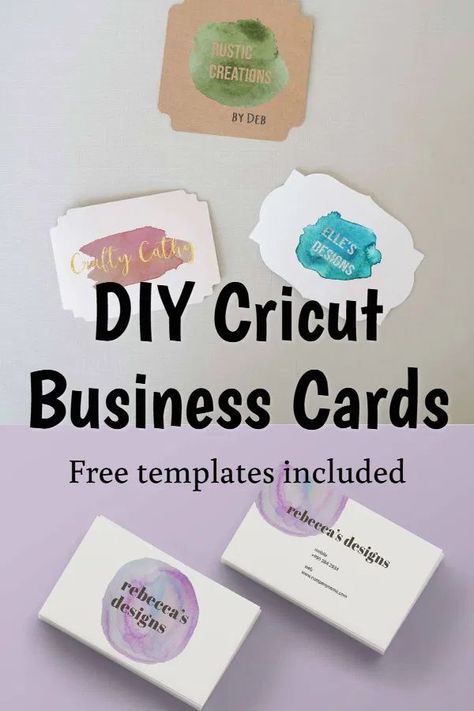 Designing Business Cards, How To Design Business Cards, Diy Business Cards Cricut, Cricut For Small Business, How To Make Business Cards With Cricut, Business Cards Cricut, Business Card Template Free Printables, How To Make Business Cards, Cricut Small Business Ideas