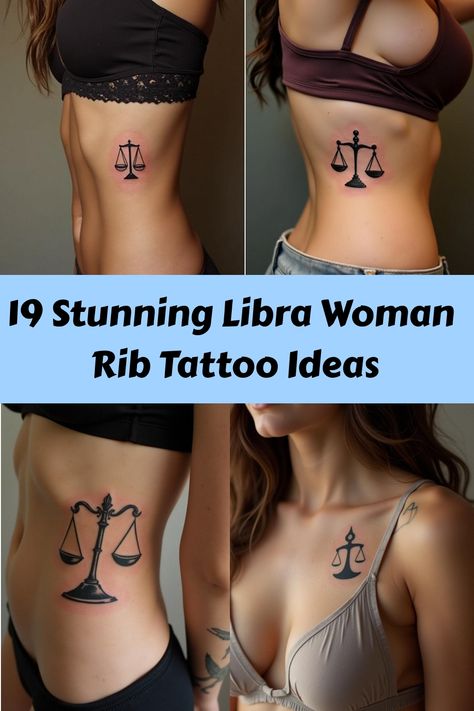 19 Stunning Libra Woman Rib Tattoo Ideas Woman Rib Tattoo, Rib Tattoo Ideas, Women's Shoulder Tattoo, Libra Woman, Rib Tattoos For Women, Virgo Tattoo, Capricorn Women, Libra Women, Inner Harmony