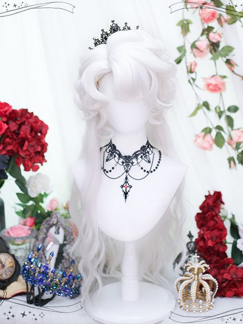 This price is for a wig only, others are not included. SizeFree SizeHair Length80 Curly Bangs, Cosplay Hair, Kawaii Hairstyles, Fantasy Hair, Hair Reference, Anime Hair, Synthetic Wig, How To Draw Hair, Aesthetic Hair