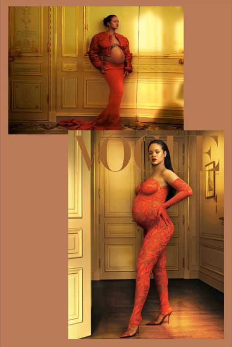 A very pregnant Rihanna is lensed by Annie Liebovitz at The Ritz in Paris for Vogue US May 2022. The interview is excellent. Rihanna Maternity Outfits, Rihanna Photoshoot Vogue, Ciara Pregnant Photoshoot, Rihanna Pregnancy Outfits, Rihanna Maternity Shoot, Rihanna Maternity Style, Rihanna Pregnancy Style, Iconic Maternity Photos, Rihanna Pregnant Outfits