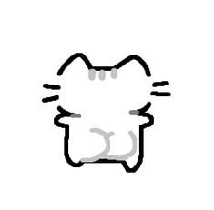 Cute Cat Icons Drawing, Silly Goofy Cat Drawing, Silly Images Cat Drawing, Meme Cats Doodle, Simple Cat Drawing, How To Draw Cat Meme, Cat Emoji, Emoji Drawings, Emoji Drawing