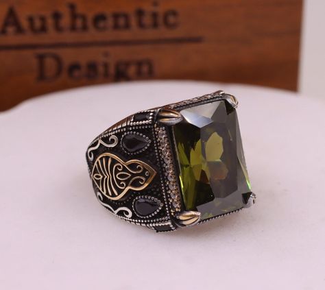 Peridot wedding ring