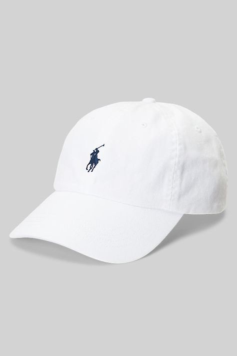 100% Cotton.Mens Polo Ralph Lauren Logo Sports Cap -  White Cotton Fashion > Men > Hats Boy Wishlist, Polo Hats, Cap Boy, Ralph Lauren Cap, Polo Cap, Mon Dressing, Ralph Lauren Hats, Polo Hat, Outfit Inso