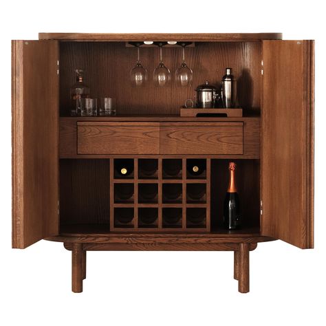 Wine bar cabinet