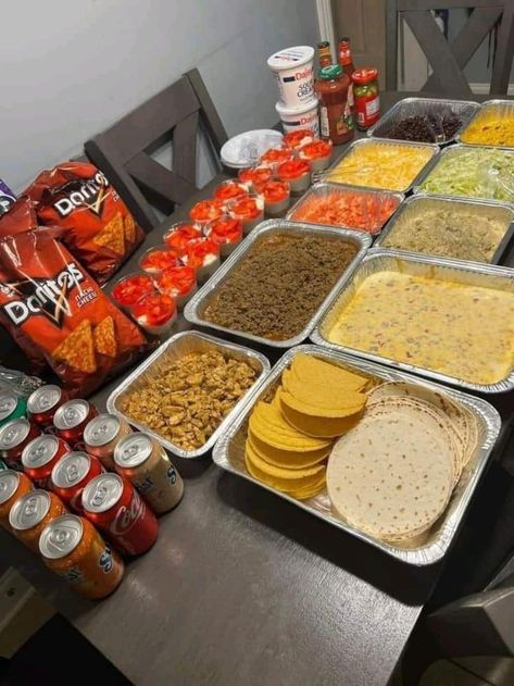 Taco night >>>>>>>>>> Easy Taco Night Ideas, Drinks For Taco Night, Taco Night Ideas Ground Beef, Best Taco Night Recipes, Family Taco Night, Adult Drinking Games, Taco Night, Drinking Games, Tacos