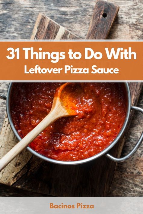 31 Things to Do With Leftover Pizza Sauce Chicken And Pizza Sauce Recipes, Uses For Pizza Sauce, Pizza Sauce Dinner Ideas, What To Do With Leftover Marinara Sauce, Pizza Sauce Uses, What To Do With Pizza Sauce, Recipes That Use Pizza Sauce, What To Make With Pizza Sauce, Leftover Sauce Recipes