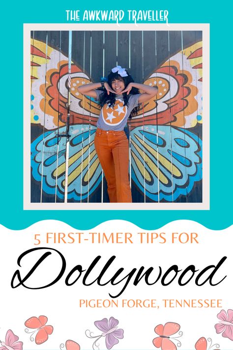 All roads lead to Dollywood, but that doesn't mean you have to figure it out yourself. Check these Dollywood tips to make the best of your first time! #dollywood #dollyparton #knoxville #pigeonforge #tennessee What To Wear To Dollywood In The Fall, Dolly World Tennessee, Dollywood Park Itinerary, What To Wear To Dollywood, Dollywood Park Tips, Dollywood Park Outfit, Dollywood Tennessee, Dolly Wood, Dollywood Park