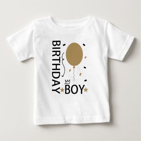 Kids Birthday T Shirt, Birthday Tshirt Ideas Kids, White T-shirt With Letter Print For First Birthday, Boy Girl Twin Outfits, First Birthday T-shirt With Text Print, Casual T-shirt With Number Print For First Birthday, White Custom Print T-shirt For First Birthday, Boys First Birthday Shirt, Boys Birthday Outfits