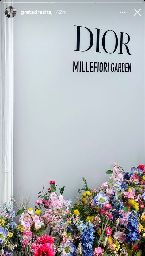 Millefiori Garden, Engagement Theme, Dior Wallpaper, Engagement Themes, Bridal Shower Inspo, Floral Typography, Wedding Styling, Miss Dior, Wedding Design