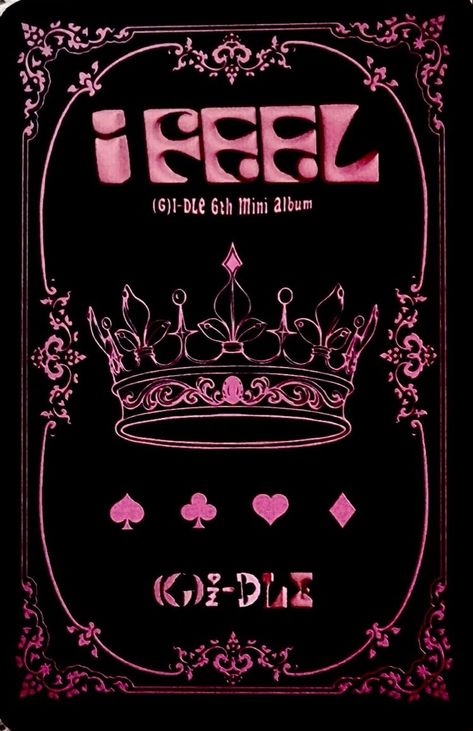 (G)I-DLE #gidle #ifeel Queen Card Gidle Album Cover, Queencard (g)i-dle Album Cover, Gidle Album Cover, Queen Card Wallpaper, Queencard (g)i-dle Wallpaper, Queen Card Gidle, Kpop Album Poster, Queencard (g)i-dle, Kpop Album Cover