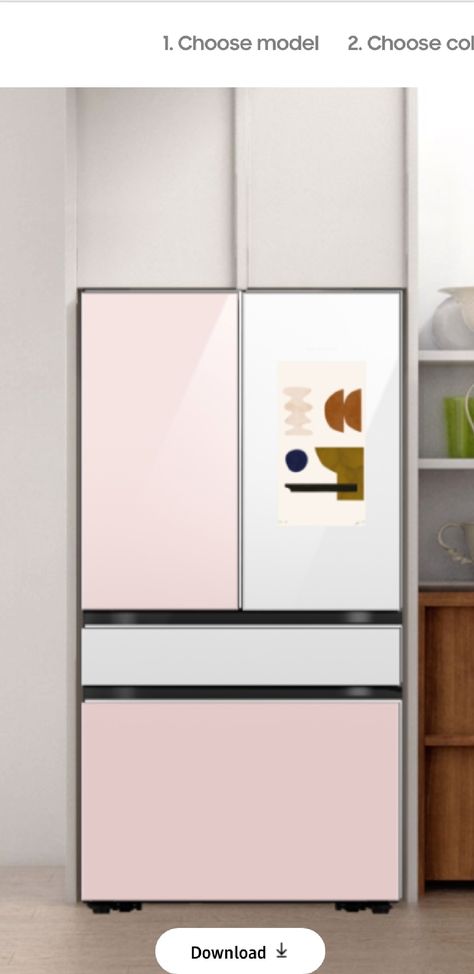 Pink Fridge, Samsung Bespoke, Family Hub, Dream Kitchen, Bespoke, Dream House, Pink