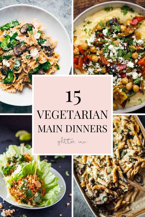 Check out our list of tasty vegetarian dinner dishes that are perfect for any night. We've got vegetarian main dishes and vegetarian entree recipes that everyone will love, including some unique vegetarian food to keep things interesting. Whether you're looking for something quick or vegetarian entree main dishes for a special dinner, we've got you covered. Enjoy trying something new! Vegetarian Entree Recipes, Main Dinner Dishes, Kid Friendly Vegetarian Recipes, Vegetarian Christmas Recipes, Vegetarian Entree, Vegetarian Kids, Unique Dinner Recipes, Unique Dinner, Vegetarian Dinner Recipes