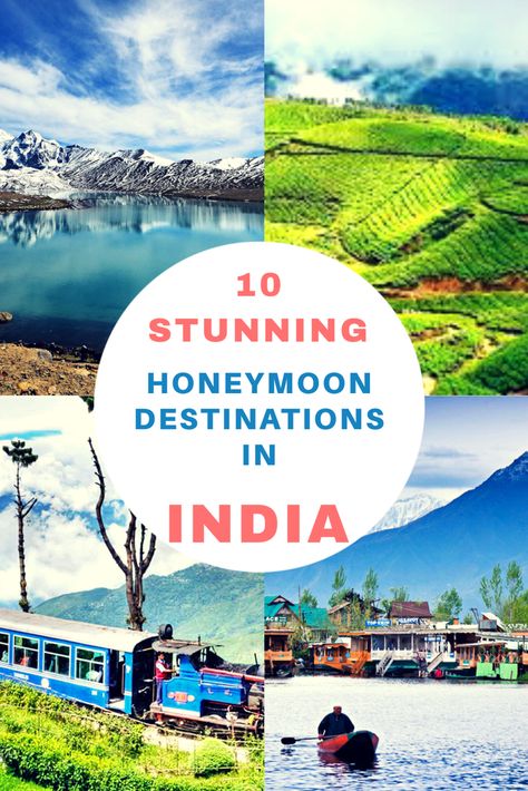 Check out the list of the trending and stunning honeymoon destinations in India. #honeymoon #incredibleindia #india #destinations #bucketlist Honeymoon Destinations In India, India Travel Guide, Best Honeymoon Destinations, Honeymoon Places, Honeymoon Spots, Most Romantic Places, Best Honeymoon, Romantic Honeymoon, Romantic Destinations