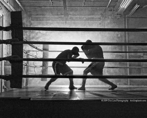 A photo shoot at my gym showcasing the best use of a Olympic sized ring... Sparring Boxing Match Photography, Boxing Ring Photoshoot, Sparring Aesthetic, Boxing Painting, Boxing Photography, Ring Photoshoot, Boxer Aesthetic, White Editorial, Boxing Rings