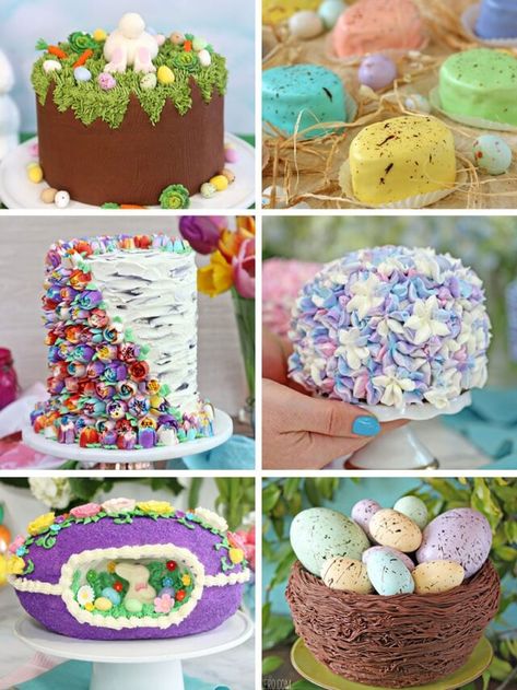 Easter Cake Ideas, Easter Bundt Cake, Easter Cake Easy, Bunny Cakes, Easter Egg Cake, Easter Cake Recipes, Polka Dot Cakes, Easy Easter Desserts, Easter Bunny Cake