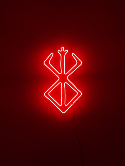 Naruto Symbols, Anime Wall Decor, Anime Neon Sign, Anime Home Decor, Berserk Anime, Neon Lamp, Neon Decor, Anime Wall, Neon Sign Bedroom