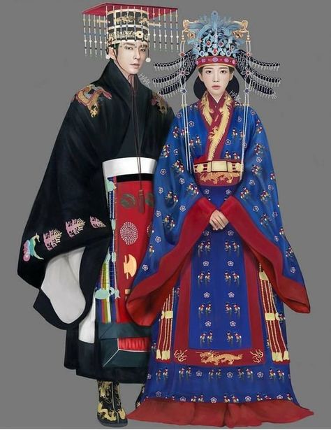 Traditional Korean Clothing, Seni Korea, Dynasty Clothing, Hanbok Traditional, Korean Traditional Clothing, Korean Traditional Dress, Mens Fashion Illustration, Korean History, Scarlet Heart