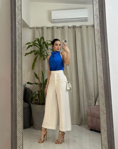 Office Appropriate Outfits, Modest Night Out Outfit, Outfit Formal Casual, Outfit Palazzo, Streetwear Fashion Show, Palazzo Outfit, Outfit Formal Mujer, Street Wear Fashion, Outfit Elegantes