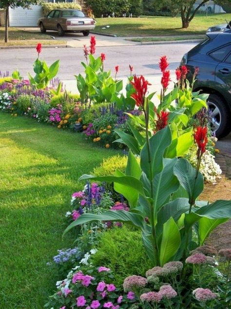 Zuppa Toscana Soup Olive Garden, Small Garden Landscape, Small Front Yard Landscaping, Small Front Yard, Front Yard Design, Landscape Plans, Front Yard Garden, Landscaping Tips, Side Yard