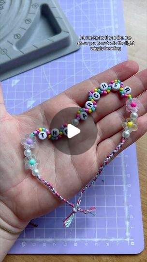 Magically Matilda on Instagram: "A little tutorial on how to make a beaded friendship bracelet with embroidery floss #friendshipbraceletstutorial #diyfriendshipbracelet #erastourfriendshipbracelet #makethefriendshipbracelets #taylorswift #erastour #swiftie #swiftietiktok" Embroidery Floss Bracelets With Beads, Bracelets With Beads, Embroidery Floss Bracelets, Floss Bracelets, Letter Bead Bracelets, Diy Friendship Bracelet, Friendship Bracelets Tutorial, Beaded Bracelets Tutorial, Letter Beads