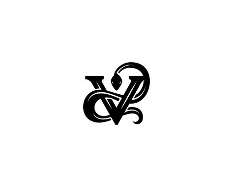 Letter V, Black, Design