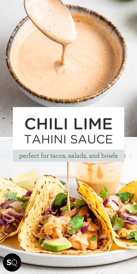 Tahini Peanut Sauce, Tofu With Tahini Sauce, Hemp Heart Sauce, Chipotle Tahini Sauce, Tahini Paste Uses, Sauces For Quinoa Bowls, Dips And Sauces Recipes, Lime Tahini Dressing, Paleo Sauce Recipes