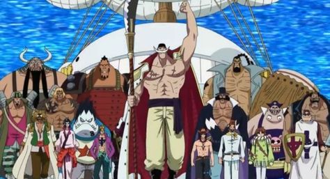 Shirohige family Barba Branca One Piece, Edward Newgate, Famous Pirates, Luffy Gear 5, Eye Of The Storm, Hey Man, White Beard, Deviant Art, Jolly Roger