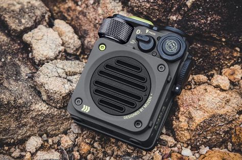 Radio Design, Outdoor Bluetooth Speakers, Gas Detector, Smartphone Holder, Rugged Look, Wireless Speaker, Web Magazine, Bluetooth Speakers Portable, Portable Speaker