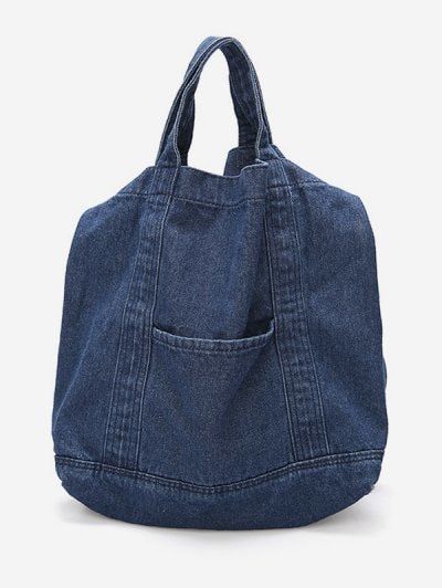 Big Tote Bags, Hand Bags For Women, Denim Handbags, Denim Shoulder Bags, Denim Tote Bags, Denim Tote, 2018 Fashion, Jeans Bag, Cow Boy