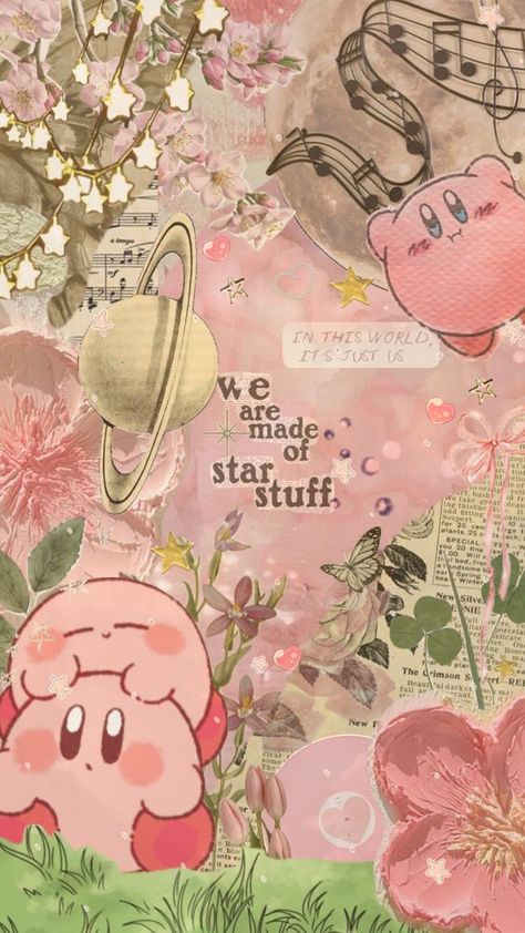 Pastel Stars, Moon Cute, The Best Wallpapers, Nature Flowers, Pink Pastel, Cute Aesthetic, Kirby, Pastel, Moon