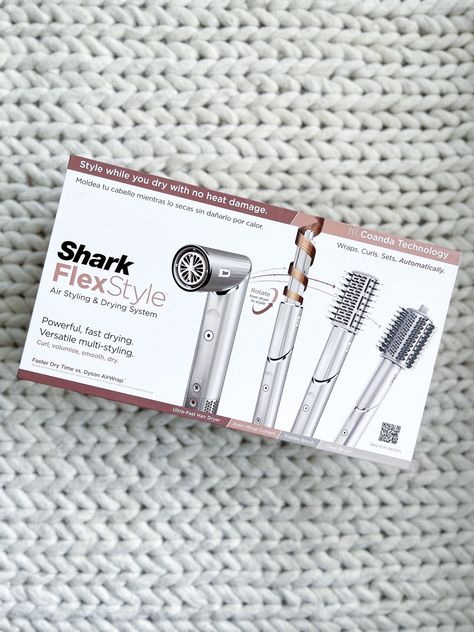 Shark Blowdryer Shark Hair Tools, Shark Hyper Air Hair Dryer, Shark Hair Tool, Shark Hair Wrap, Shark Airwrap, Shark Air Wrap, Shark Flex Style Hair, Styling Tools For Short Hair, Tools Storage Ideas