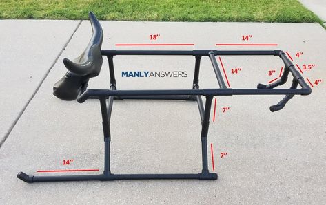 How do I build a PVC roping dummy? — ManlyAnswers Calf Roping Dummy, Roping Dummy, Livestock Barn, Saddle Racks, Diy Horse Barn, Calf Roping, Cowboy Stuff, Team Roping, Diy Welding