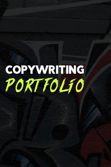 Copywriting Examples, Freelance Writing Portfolio, Copywriting Portfolio, Writing Portfolio, Portfolio Examples, Freelance Marketing, Portfolio Template Design, Freelance Writing Jobs, Freelance Work