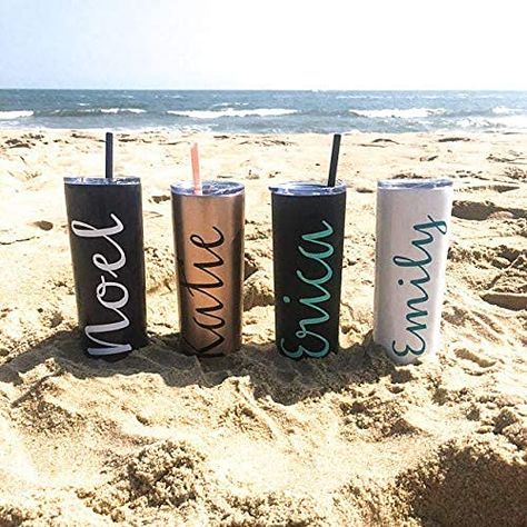 Amazon.com: Personalized Stainless Steel Tumbler, Personalized Gift, Employee Gift, Bridesmaid Gift, Personalized Water Bottle, Bachelorette Party Cups, Vinyl Decal, Girls Trip Cups, Water Bottle with Name : Handmade Products Bachelorette Cups, Girls Weekend Gifts, Bachelorette Party Cups, Girls Trip Gifts, Personalized Flasks, Bachelorette Favors, Wedding Cups, Etsy Bridesmaid Gifts, Bachelorette Party Gifts