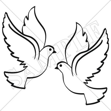 Dove Drawing Simple, Dove Sketches, Love Birds Drawing, Peace Drawing, Dove Drawing, Jali Design, Dove Tattoo Design, Tattoos Meaningful, Dove Tattoo