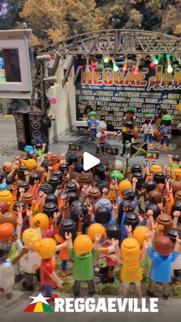 Ursula Munchy Münch on Instagram: "Amazing set up 🤩 Your playmobil's favourite festival: @reggaejamfestival 🎤🎶👏🏾 #ReggaeJam2023" Playmobil Toys, August 8, Set Up, Festival, On Instagram, Instagram