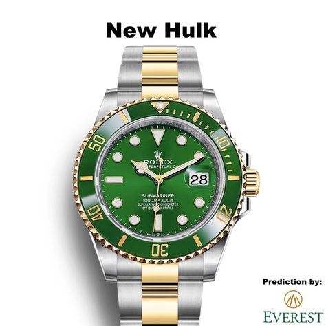 Rolex seems to be favoring two-tone designs lately. Will we see an all-green Sub with a touch of gold this year?🤔 Let us know in the comments if you're a fan!👇 .⁠ customize your Rolex at www.everestbands.com ⁠ .⁠⁠⁠⁠ .⁠⁠⁠⁠ .⁠⁠⁠⁠ #Rolexwatches #rolex #rolexpredictions #rolexsub #126613lv #rolextitanium #Hulk41 #sub41 #126610lv #sportswatch #toolwatch #EverestBands Touch Of Gold, Sports Watch, A Fan, Rolex Watches, Rolex, Two Tone, This Year, Let It Be, Fan